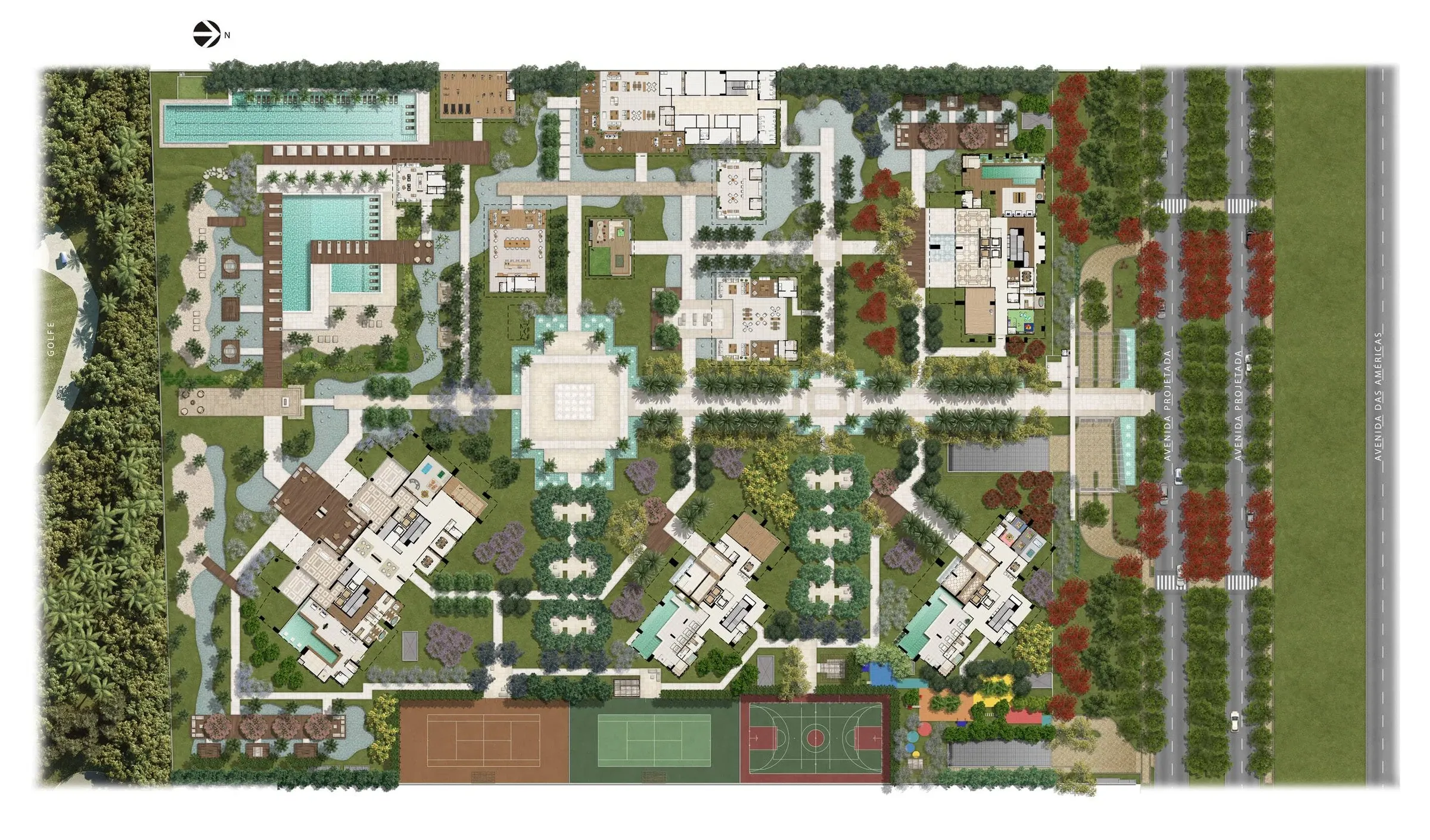 Planta Riserva golf implantacao — Riserva Golf