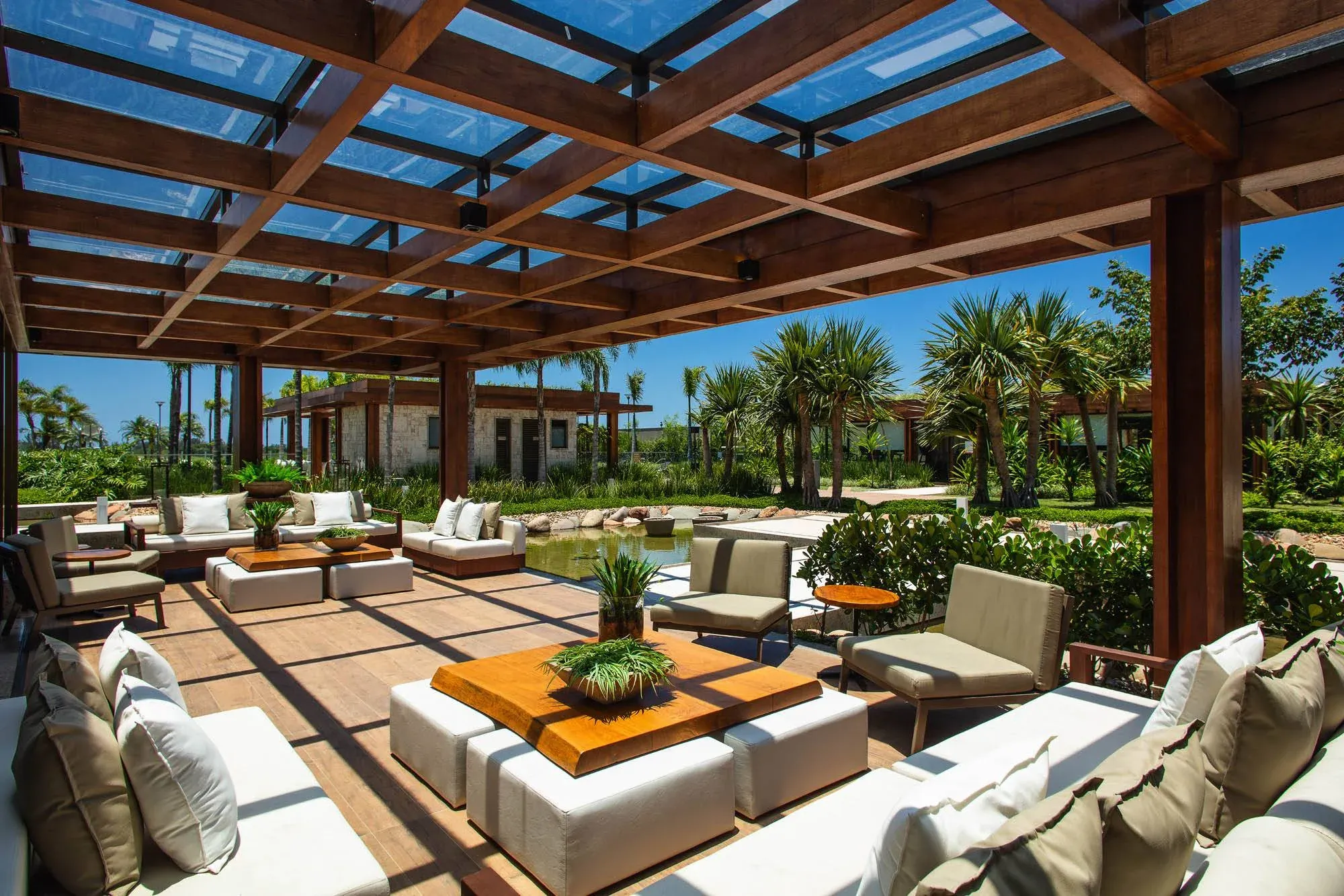 Pergolado lounge — Riserva Golf